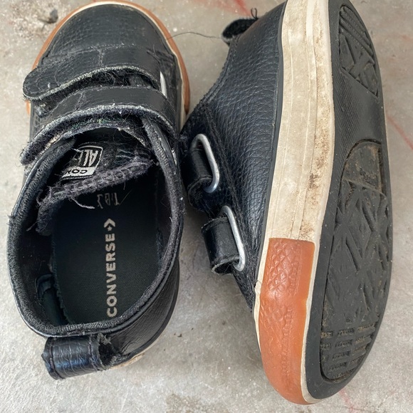 Converse all star leather Velcro sneaker - Picture 3 of 3